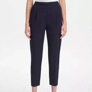Tommy Hilfiger Womens High Waist Kensington Ankle Pleated Trouser Blue Sze 2 NWT